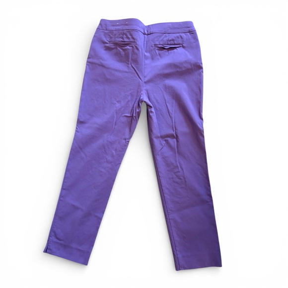 Chico's So Slimming Purple Ankle Pants - Picture 2 of 4